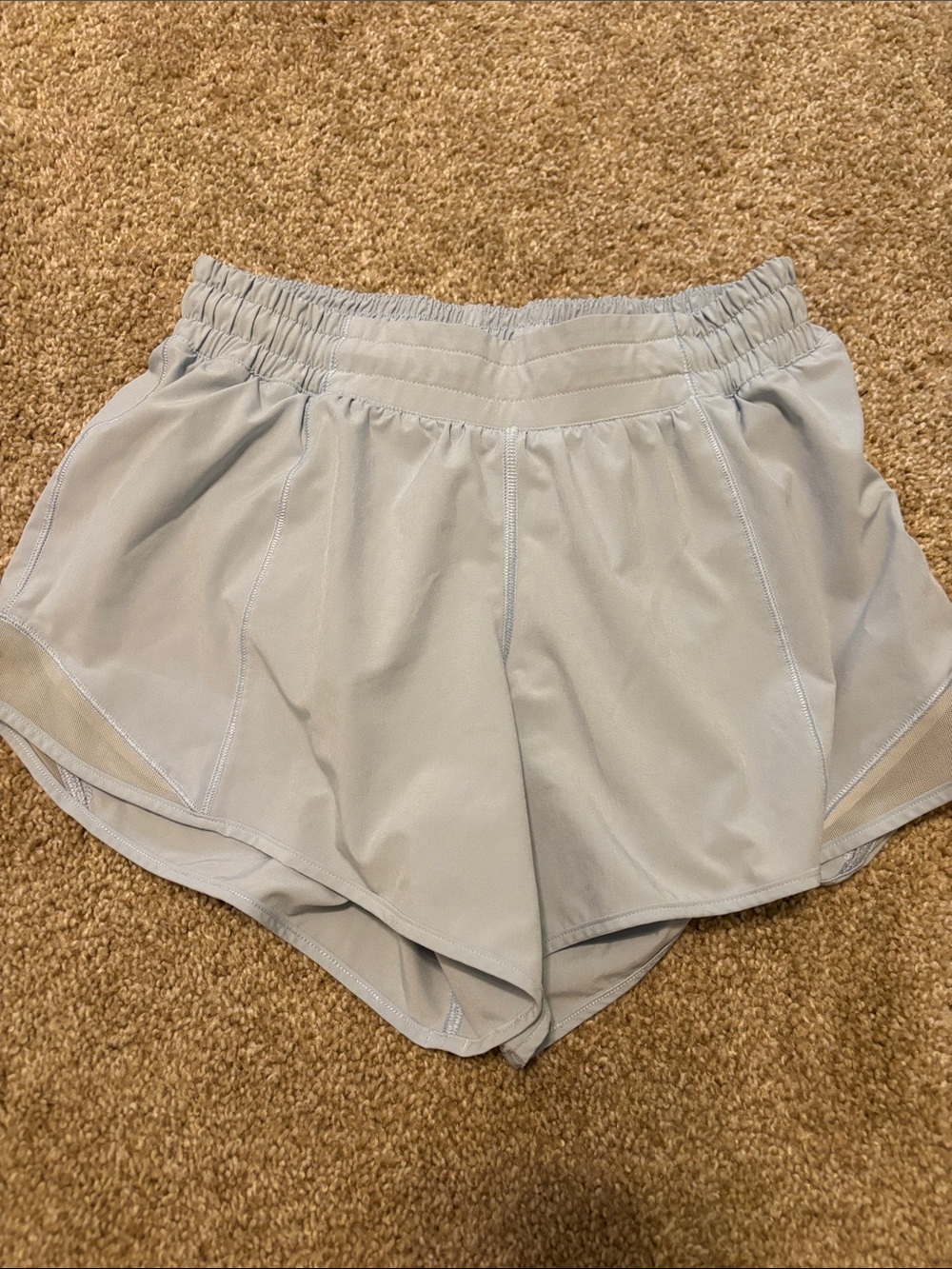 lululemon athletica Light Gray Women's Running Shorts